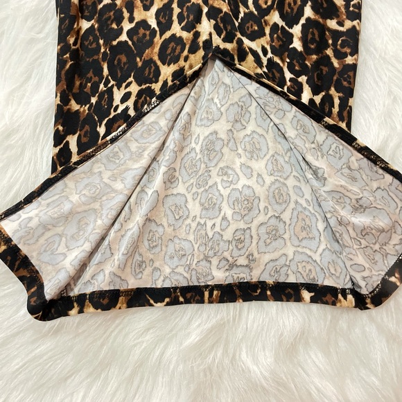 Lepoard Crop Top & High Waist Midi Skirt Set - Picture 11 of 14